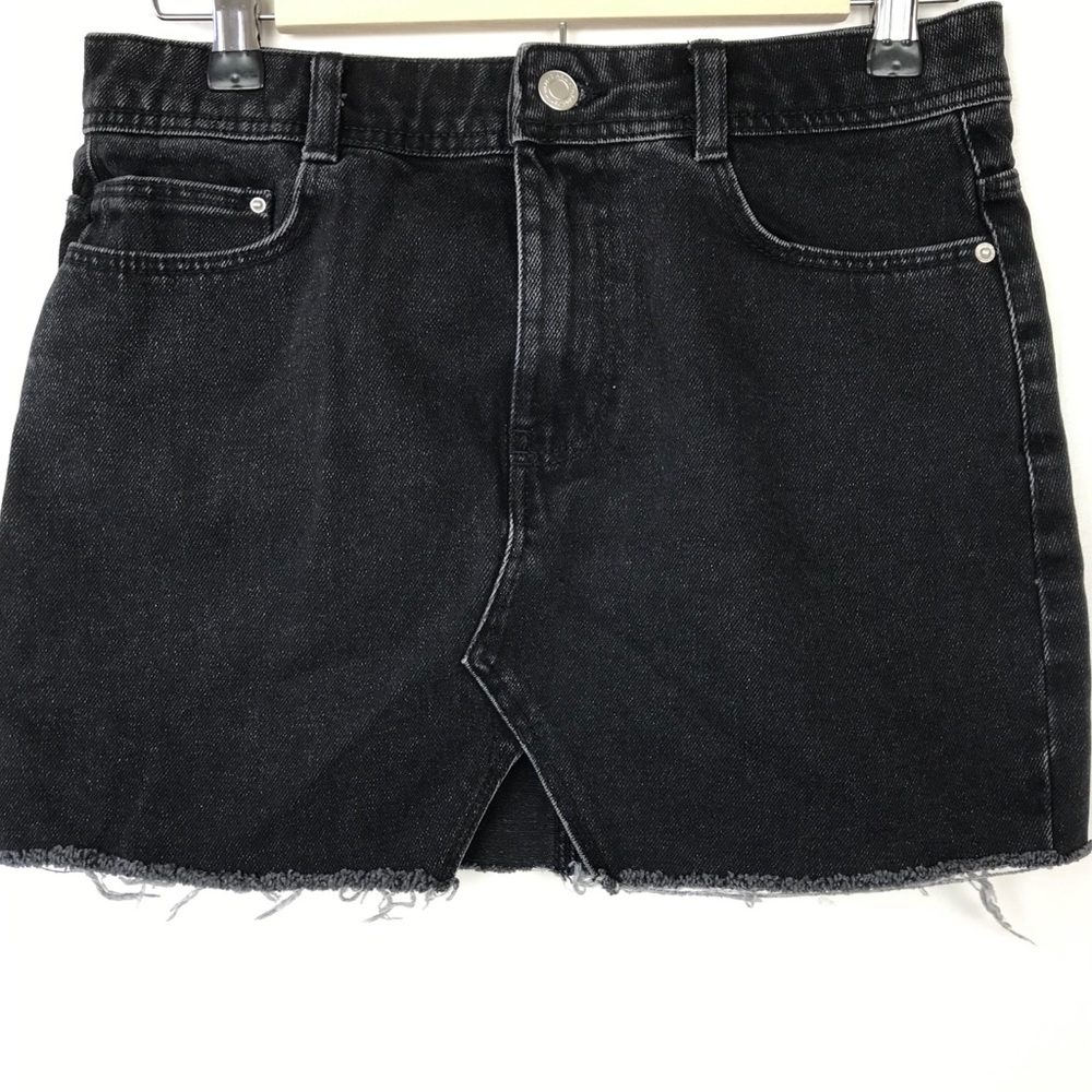 Zara | Slit Front Denim Skirt